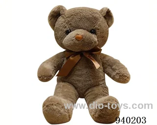 30cm Brown Scarf Bear in Hangtag