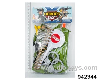 Military police suit in PVC bag