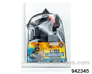 Military police suit in Packsack