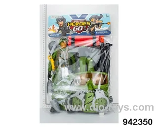 Military police suit in PVC bag