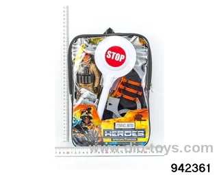 Military police suit in Packsack