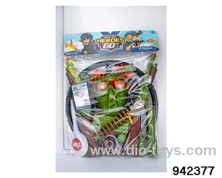 Military police suit in PVC bag