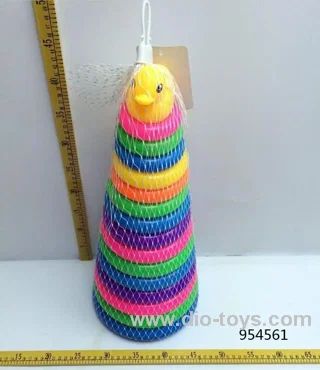 Rainbow ring in net bag
