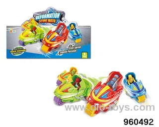Transforming motorcycle in 8pcs display box