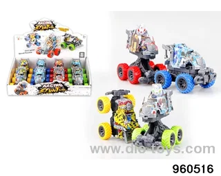 Bounce open door stunt car in 8pcs display box
