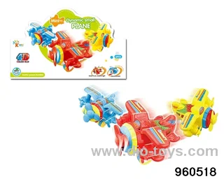 light music airplane in 6pcs display box