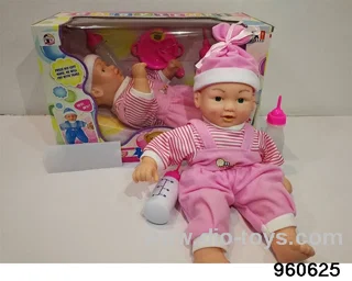 13inch Doll (can suck, has six voices, and shed tears when crying) in window box