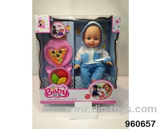 13inch Doll (will absorb water, pee with 13 sounds) in window box