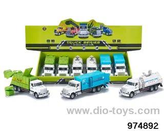 6pcs 1:24 pull back alloy car with light and sound/include 3*AG13
