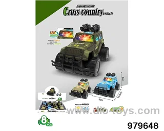 8PCS Inertia toy with flash included battery