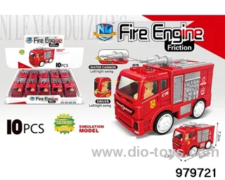 10PCS Inertial Engineering Vehicle