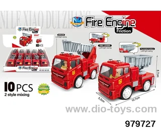 10PCS Inertial Engineering Vehicle