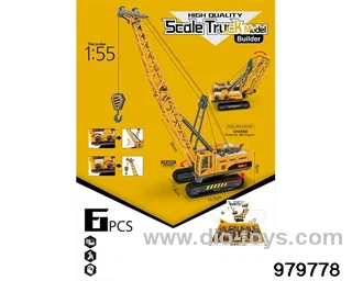 6PCS Simulation crane