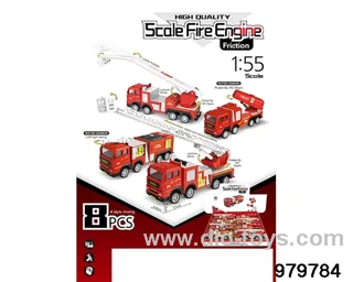 8PCS Inertial Fire Truck