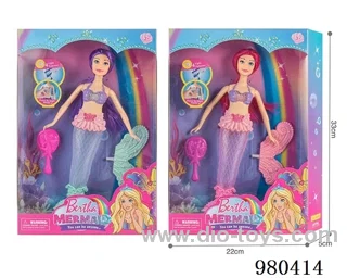 11 inch doll with light/music，2 asstd