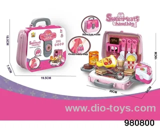 3 in 1 girl cake hand bag cross span in paper card
