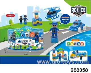City Police Series in Hand bag 55PCS