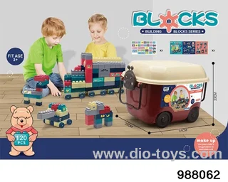 Building block storage box in Barrel 120PCS