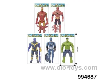 16CM Avenger Alliance doll with lamp in BAG