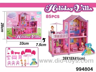 DIY villa set in color box