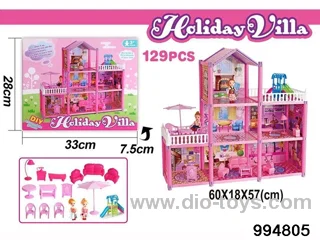 DIY villa set in color box