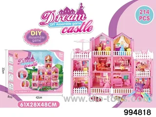 DIY villa set in color box