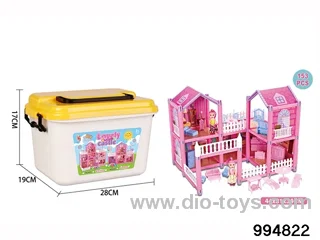 DIY villa set in barrel
