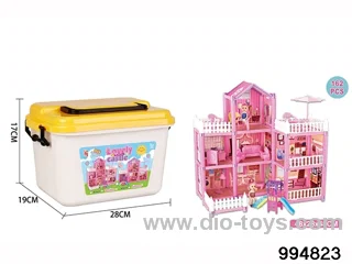 DIY villa set in barrel