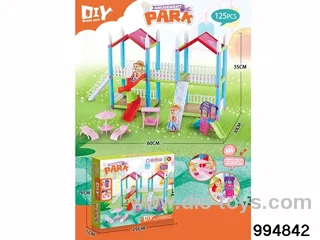 DIY park play set in color box