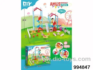DIY park play set in color box