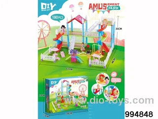 DIY park play set in color box