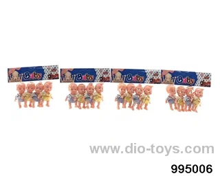 2.5 inch enamel fashion palm doll in PP bag with header