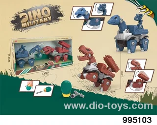 DIY Disassembly and Assembly Dinosaur in display box