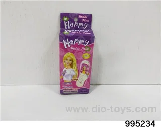 Barbie flip phone in color box