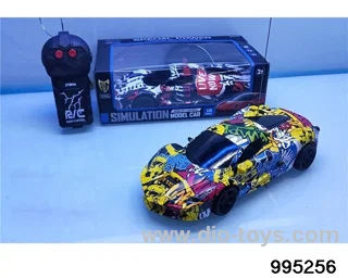 Ertong remote control car (1:20 Ferrari racing car) graffiti in window box