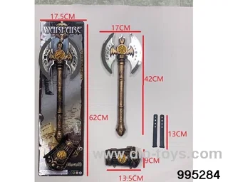 Large axe suit in Tied On Card