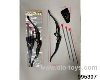 Bow and arrow suit in opp bag