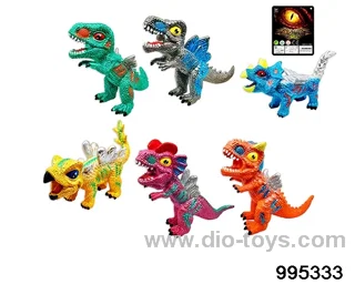 Enamel cartoon flash winged dinosaur (with BB call) in Hangtag