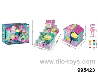 play house toy in color box