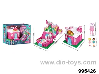 play house toy in color box