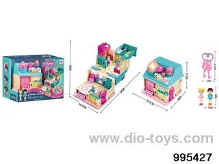 play house toy in color box