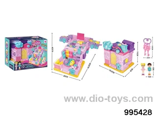 play house toy in color box