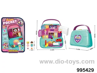 play house toy in blister card