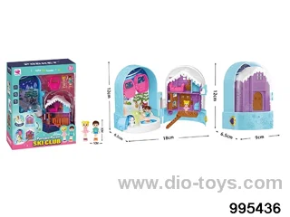 play house toy in color box