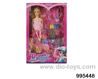 Barbie doll suit in window box