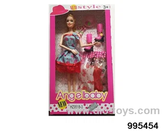 Barbie doll suit in window box
