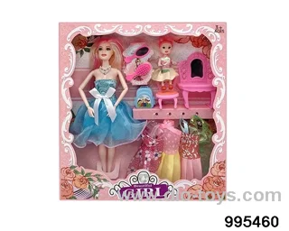 Barbie doll suit in window box