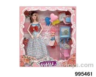 Barbie doll suit in window box