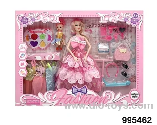 Barbie doll suit in window box