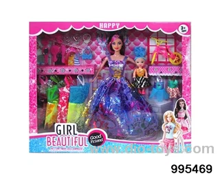 Barbie doll suit in window box